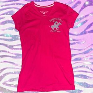 Beverly Hills Polo Club Kids Fuchsia Tee